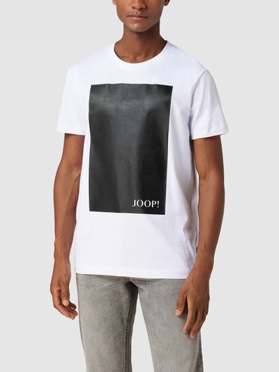 JOOP! Collection T-Shirt mit Label-Print Modell 'Adrion' Weiss 4