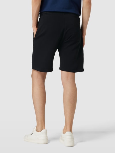 Christian Berg Men Sweatshorts aus Baumwolle mit Label-Detail Black 5