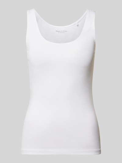 Marc O'Polo Shaped Fit Tanktop mit Baumwoll-Anteil Weiss 1