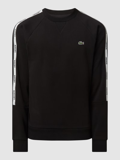 Lacoste Relaxed Fit Sweatshirt mit Raglanärmeln Black 2