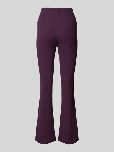 Marc O'Polo Ausgestellte Leggings in Ripp-Optik Bordeaux 3