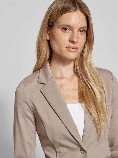 ICHI Blazer met reverskraag, model 'Kate' Lichtbruin - 3