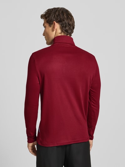 HECHTER PARIS Longsleeve mit Rollkragen Bordeaux 5
