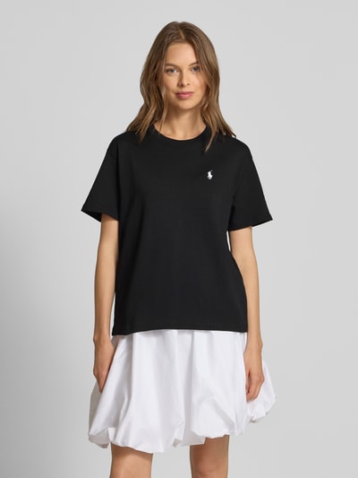 Polo Ralph Lauren T-Shirt mit Label-Stitching Black 4