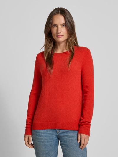 Christian Berg Woman Gebreide pullover van puur kasjmier Rood - 4