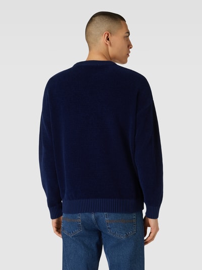 Drykorn Gebreide pullover met ronde hals, model 'FREDDY' Koningsblauw - 5