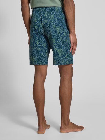 Schiesser Regular fit korte broek met elastische band Olijfgroen - 5
