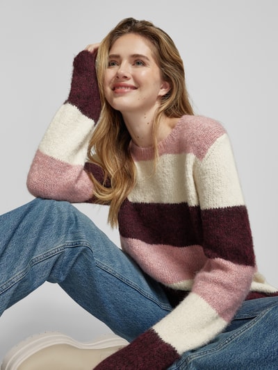 Soyaconcept Gebreide pullover met ronde hals, model 'Ilene' Rosé gemêleerd - 3