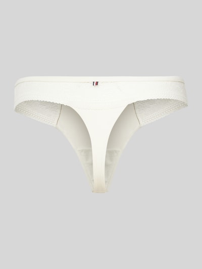 TOMMY HILFIGER String met kantgarnering Offwhite - 3