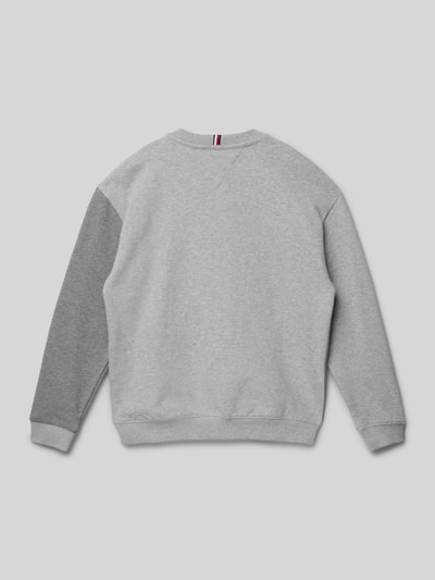 Tommy Hilfiger Teens Sweatshirt mit Label-Stitching Mittelgrau Melange 3