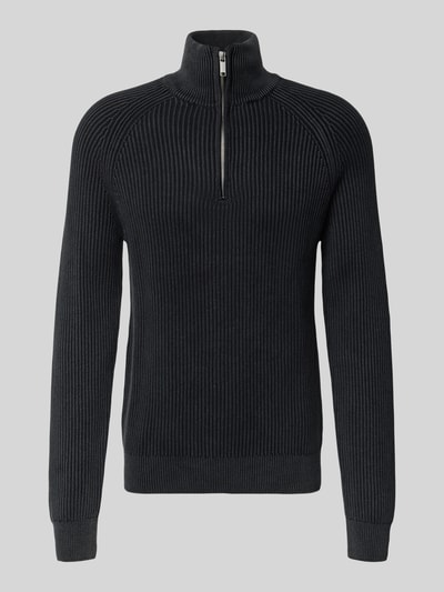 MCNEAL Gebreide pullover met ribboorden Zwart - 2