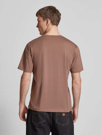 Jack & Jones T-Shirt mit Label-Print Modell 'VESTERBRO' Taupe 5