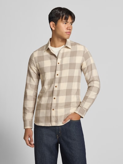 ONLY & SONS Slim Fit Freizeithemd aus reiner Baumwolle Modell 'GUDMUND' Weiss 4