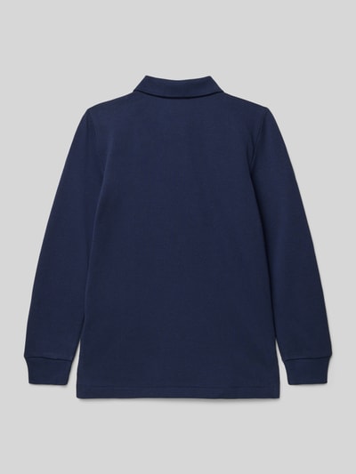 Polo Ralph Lauren Kids Regular fit poloshirt met labelstitching Blauw - 3