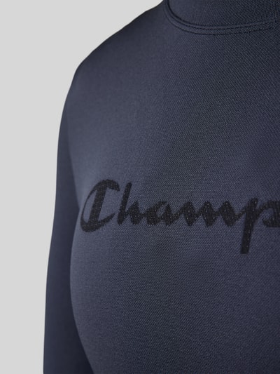 CHAMPION Longsleeve mit Label-Stitching Modell 'ENTRY LEVEL' Dunkelgrau 2