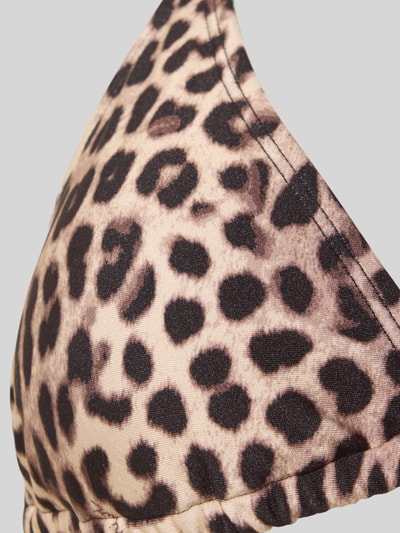 Productfoto, Slim Fit Bikini-Set met motief-hanger model 'Liz' van Shiwi, elastische materiaalmix, allover dierenprint, detailopname