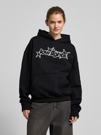 Low Lights Studios Oversized Hoodie mit Kapuze Modell 'Starlight' Black 4