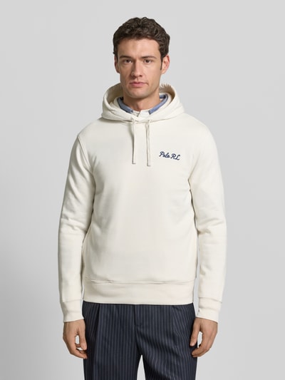 Polo Ralph Lauren Regular Fit Hoodie aus Baumwoll-Mix Offwhite 4