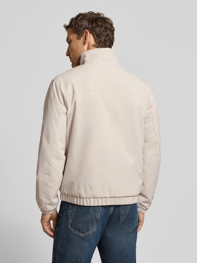 Tom Tailor Denim relaxed fit blouson met opstaande kraag Beige - 5