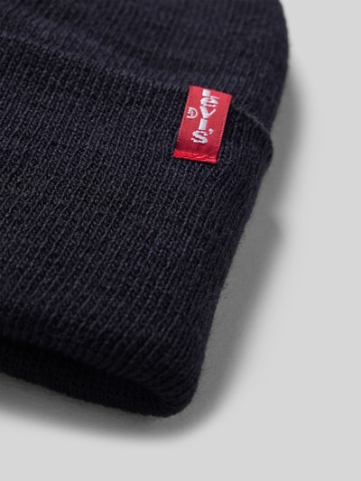 Levi's® Muts met logopatch, model 'Slouchy' Marineblauw - 2