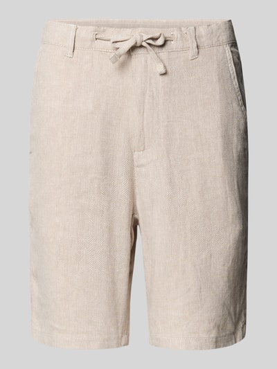 Jack & Jones Regular Fit Shorts mit Tunnelzug Modell 'MYKONOS' Beige 2