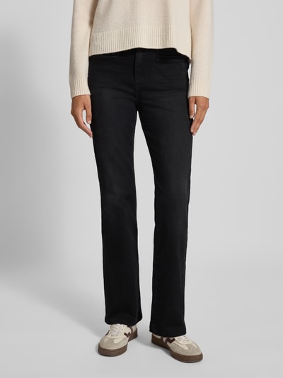 Christian Berg Woman Bootcut Fit Jeans mit Gürtelschlaufen Black 4