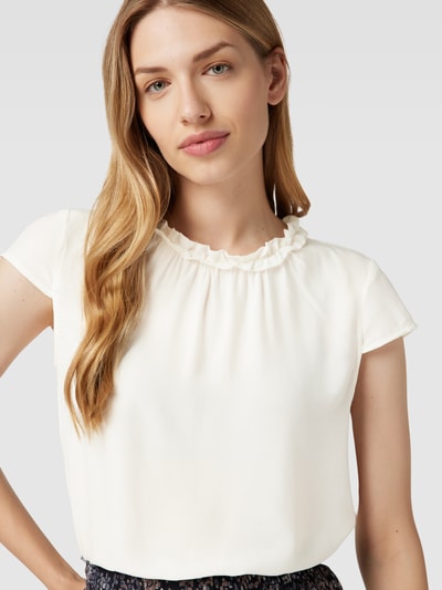 Zero Blouseshirt met ruches Offwhite - 3