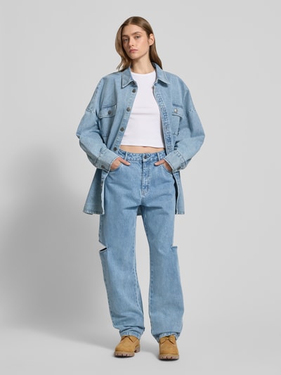 Karo Kauer Baggy fit jeans in 5-pocketmodel Jeansblauw - 1