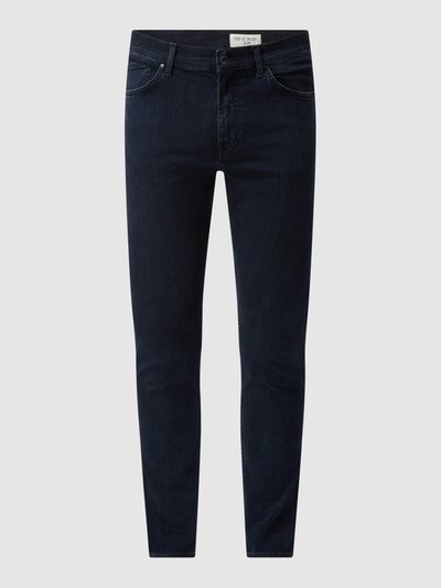 Tiger Of Sweden Slim fit jeans met stretch, model 'Evolve' Marineblauw - 2