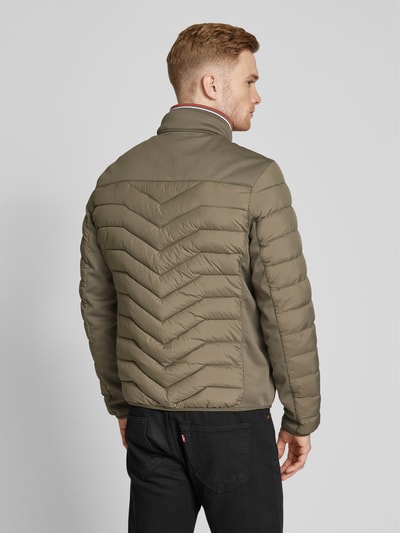 Tom Tailor Regular Fit Steppjacke mit Stehkragen Khaki 5