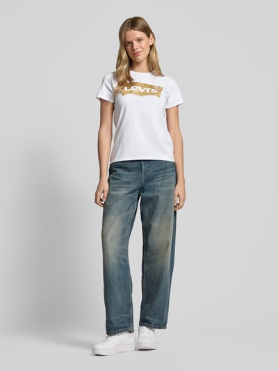 Levi's® T-Shirt mit Label-Print Weiss 1