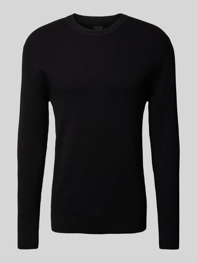 Only & Sons Gebreide pullover met ronde hals, model 'PHIL' Zwart - 2