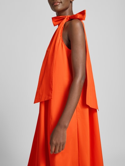 Essentiel Antwerp A-Linien-Kleid mit Neckholder Modell 'JAYDA' Orange 3