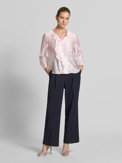 s.Oliver BLACK LABEL Bluzka o kroju regular fit z mieszanki lyocellu Różowawy 1