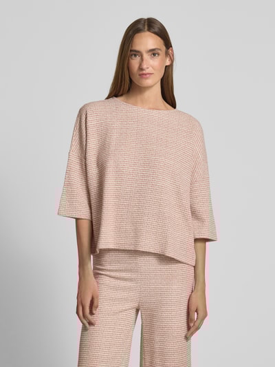 Christian Berg Woman T-Shirt mit überschnittenen Schultern Rosa 4