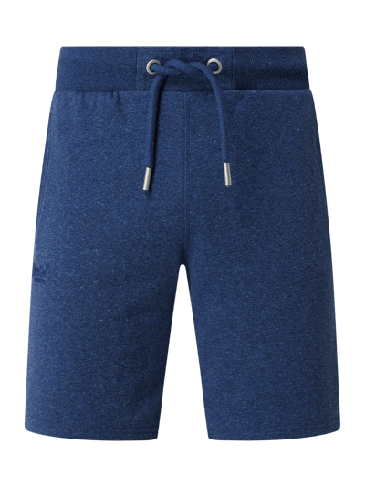 Superdry Sweatshorts aus Baumwollmischung Hellblau Melange 2