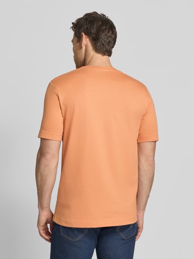 Marc O'Polo Regular Fit T-Shirt aus reiner Baumwolle Hellrot 5