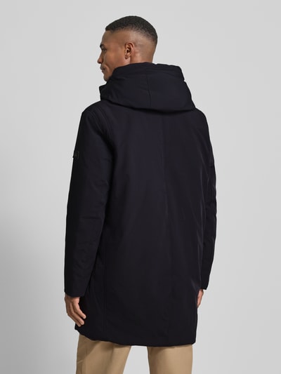 Cinque Płaszcz z kapturem model ‘Dawson’ Granatowy 5