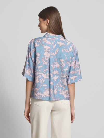JAKE*S STUDIO WOMAN Blouse van viscosemix met 1/2-mouwen Oudroze - 5