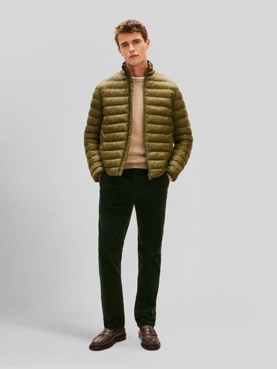 Tommy Hilfiger Regular fit gewatteerd jack met gestikt logo Groen - 1