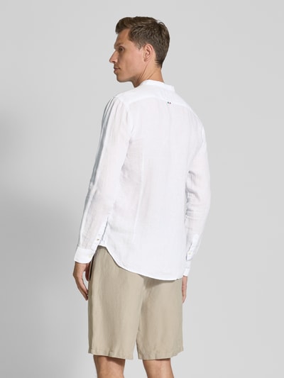 FIL NOIR Regular fit zakelijk overhemd met opstaande kraag, model 'ANCONA' Wit - 5