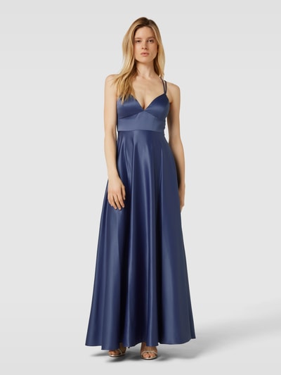 Jake*s Cocktail Abendkleid mit vorgeformten Cups Rauchblau 4