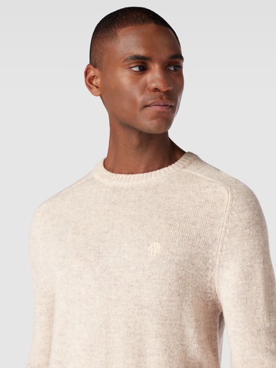 MCNEAL Gebreide pullover van lamswol Beige gemêleerd - 3