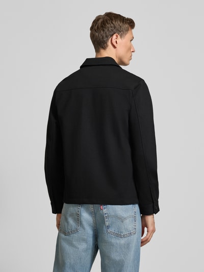 Lindbergh Overhemdjack met knoopsluiting Zwart - 5