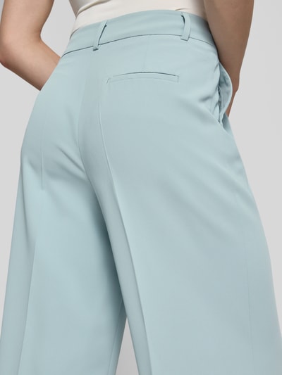Christian Berg Woman Selection Wide Fit Stoffhose mit Bügelfalten Rauchblau 3