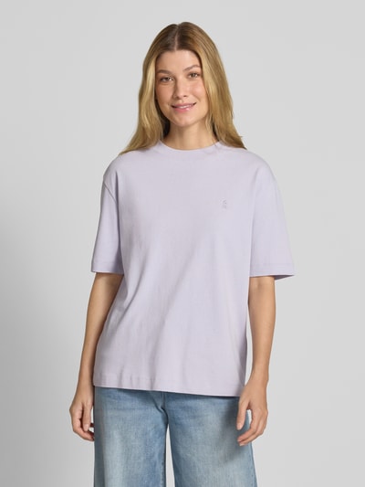 Armedangels Loose fit T-shirt van puur katoen Lila - 4