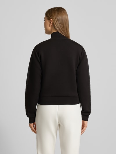 Guess Activewear Sweatjack met labelapplicatie, model 'NEW ALLIE' Zwart - 5