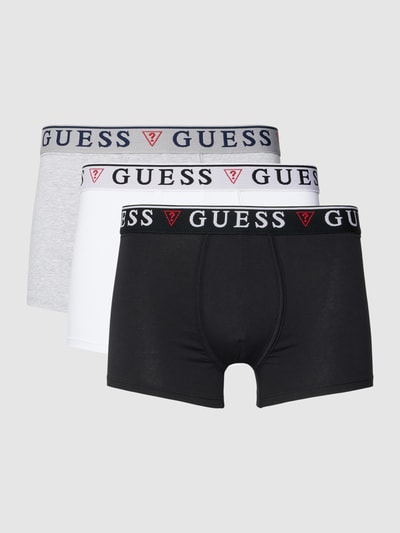 Guess Boxershort met elastische band in een set van 3 stuks, model 'BRIAN HERO' Lichtgrijs gemêleerd - 1