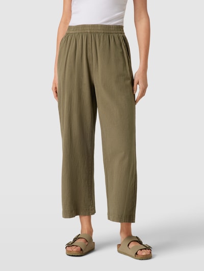 Kaffe Culotte mit elastischem Bund Modell 'Naja' Khaki 4