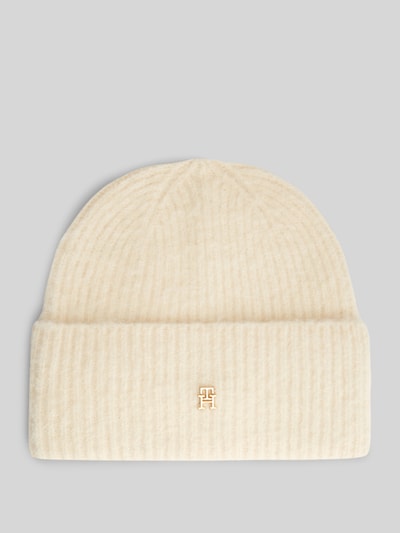 Tommy Hilfiger Beanie aus Woll-Mix mit Alpakawolle Offwhite 1